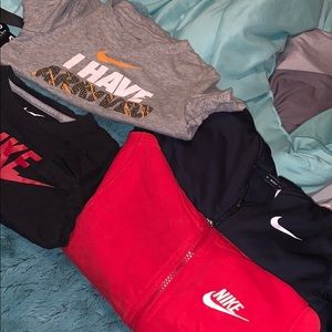 Nike toddler boy jackets and shirts